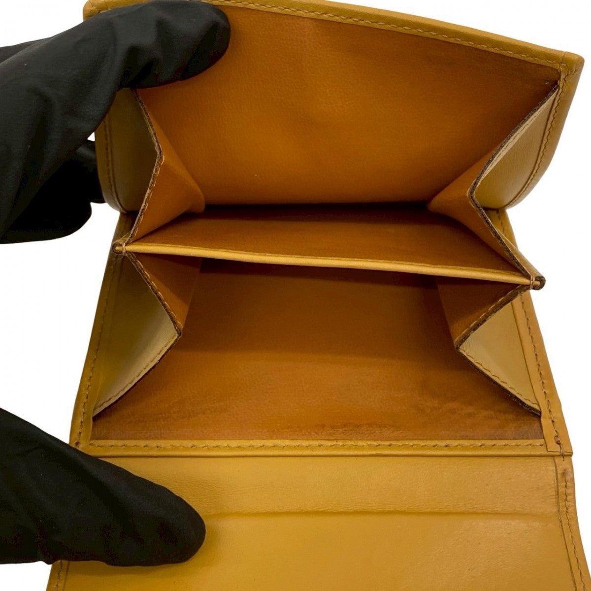 CELINE Bifold Wallet leather Brown