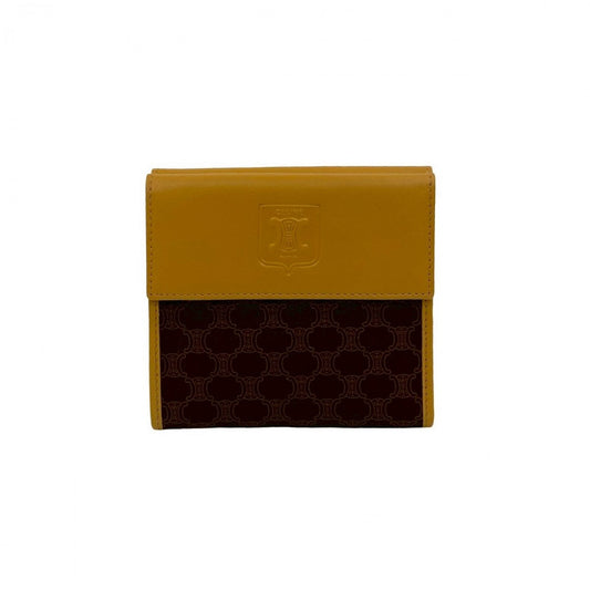 CELINE Bifold Wallet leather Brown