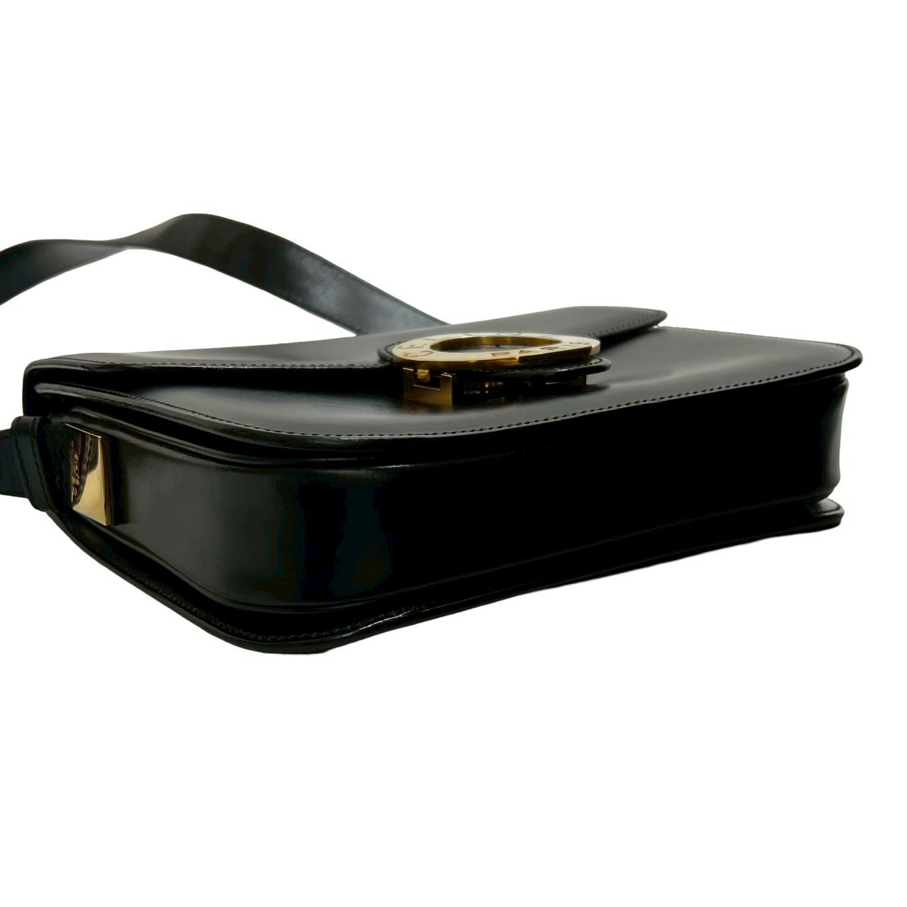 CELINE Shoulder Bag leather black