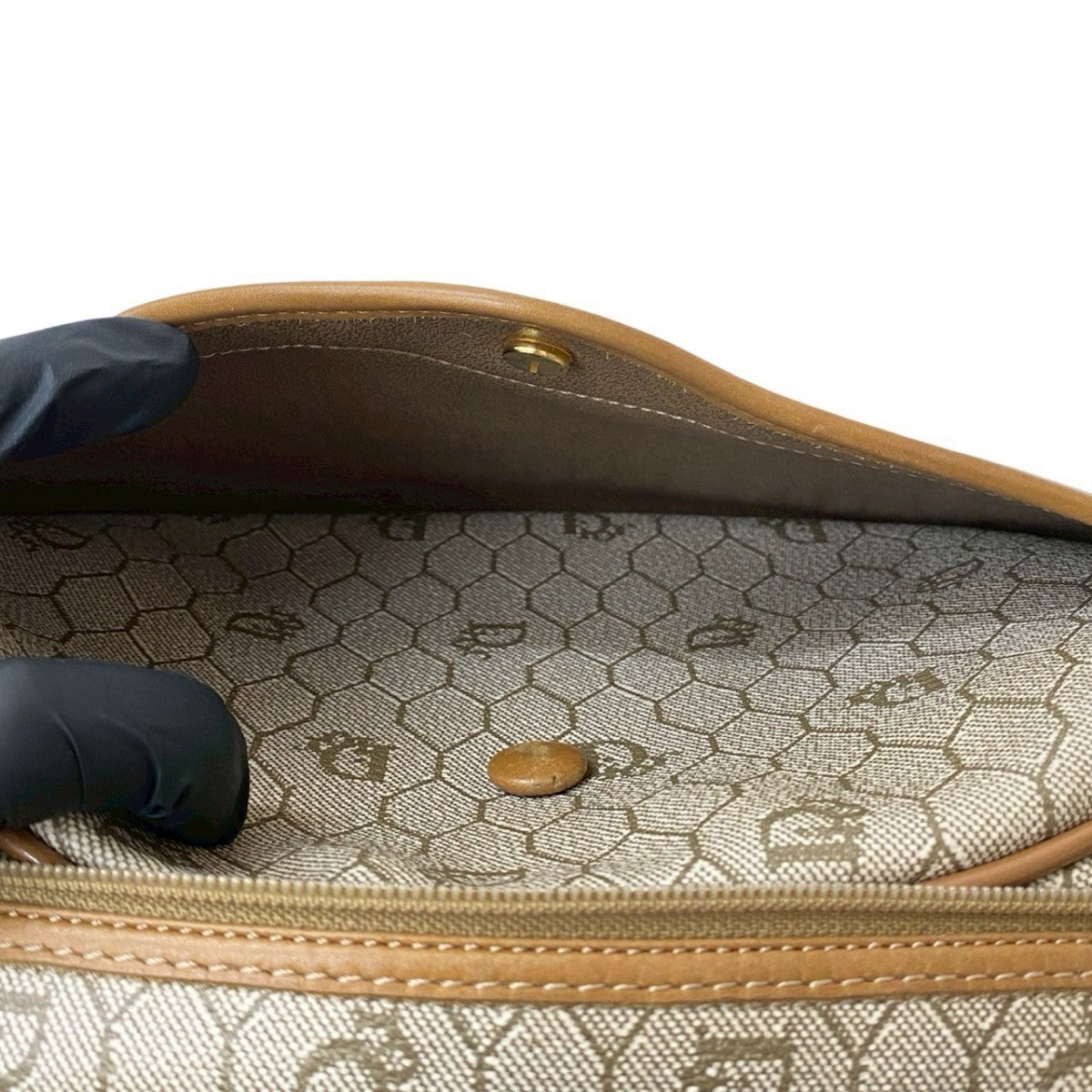 Dior Shoulder Bag leather beige