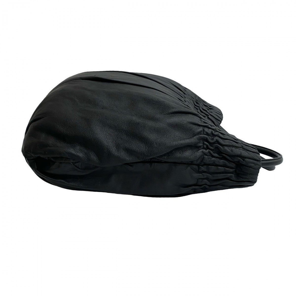 PRADA Shoulder Bag leather black