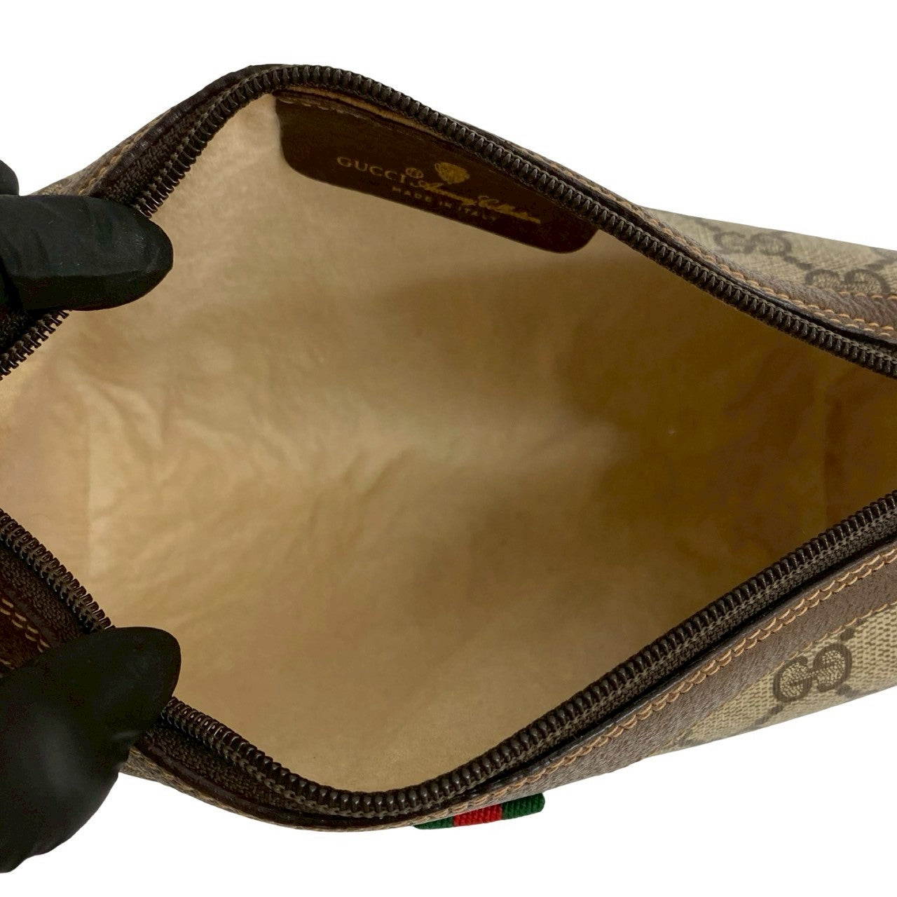 GUCCI Shoulder Bag leather Brown Sherry line