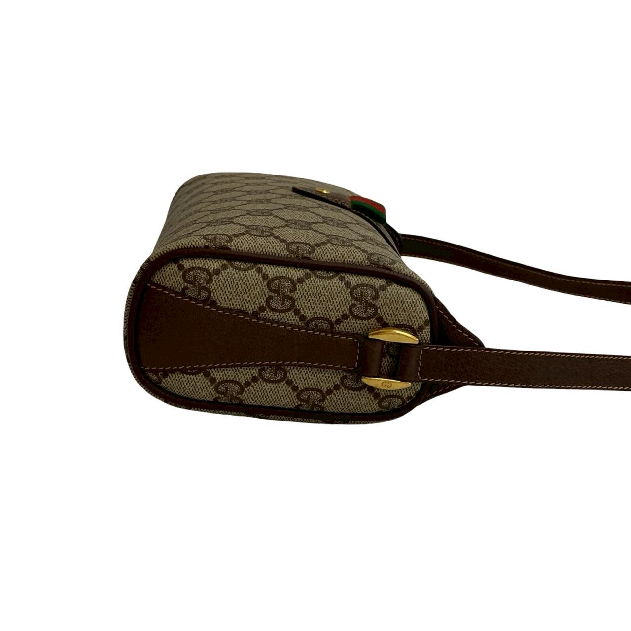 GUCCI Shoulder Bag leather Brown Sherry line
