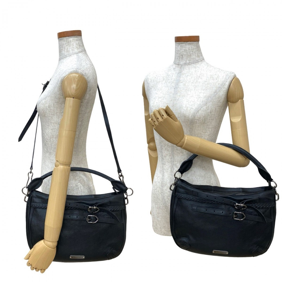 BURBERRY Shoulder Bag leather black