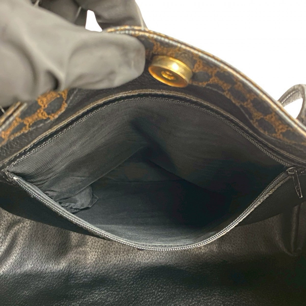 CELINE Tote Bag leather black