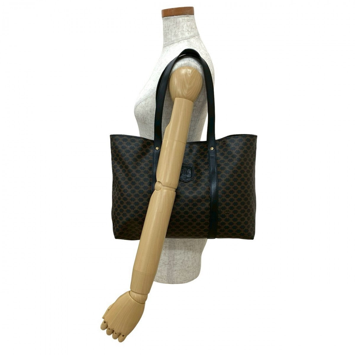 CELINE Tote Bag leather black