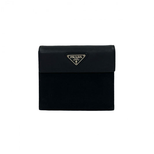 PRADA Bifold Wallet leather black