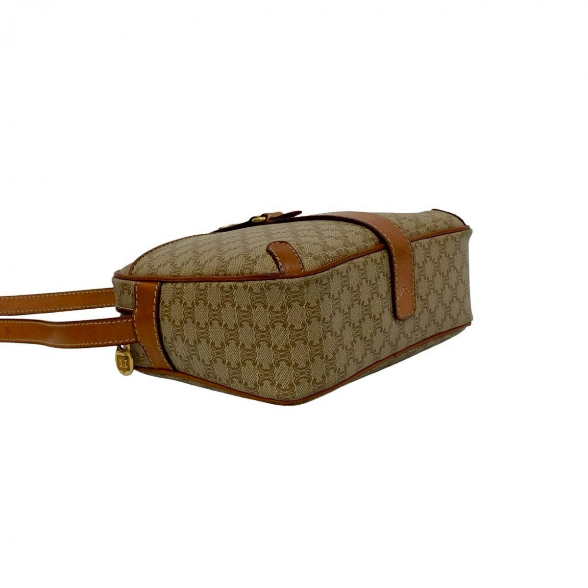 CELINE Shoulder Bag leather beige