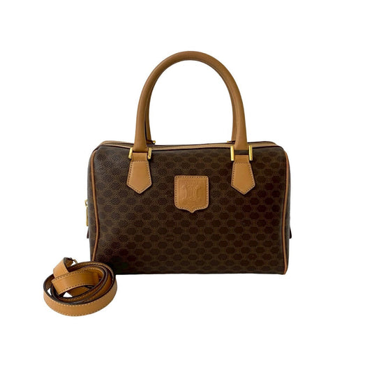 CELINE Shoulder Bag leather Brown