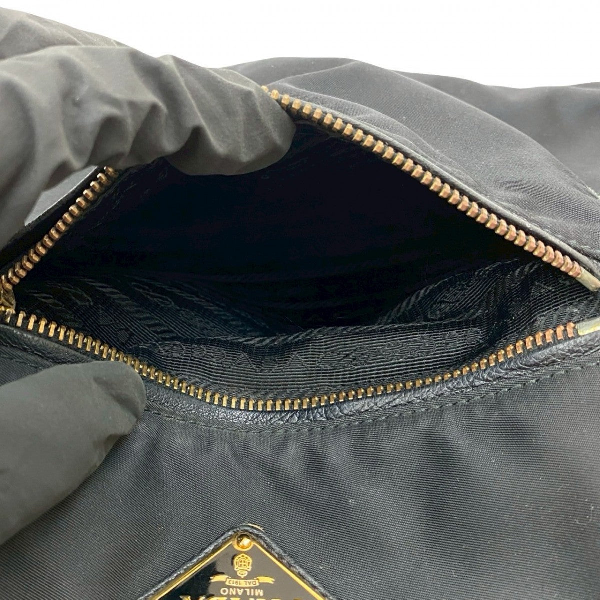 PRADA Shoulder Bag Nylon black