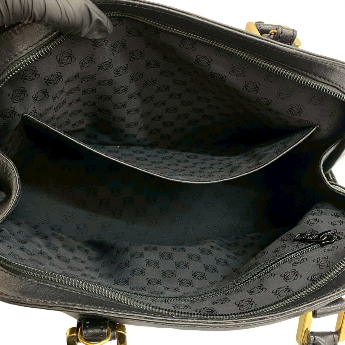 LOEWE Handbag leather black