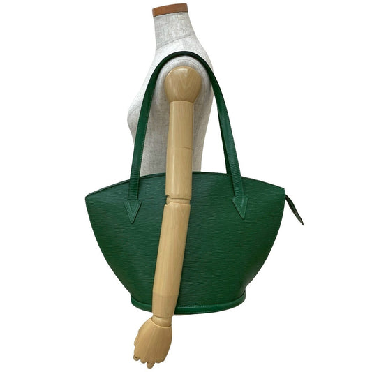 LOUIS VUITTON Tote Bag Epi Leather green Epi Sunjack shopping