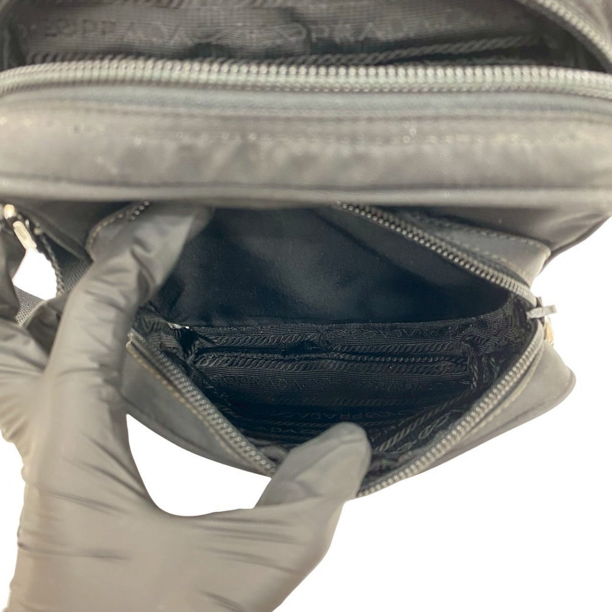 PRADA Shoulder Bag Nylon black