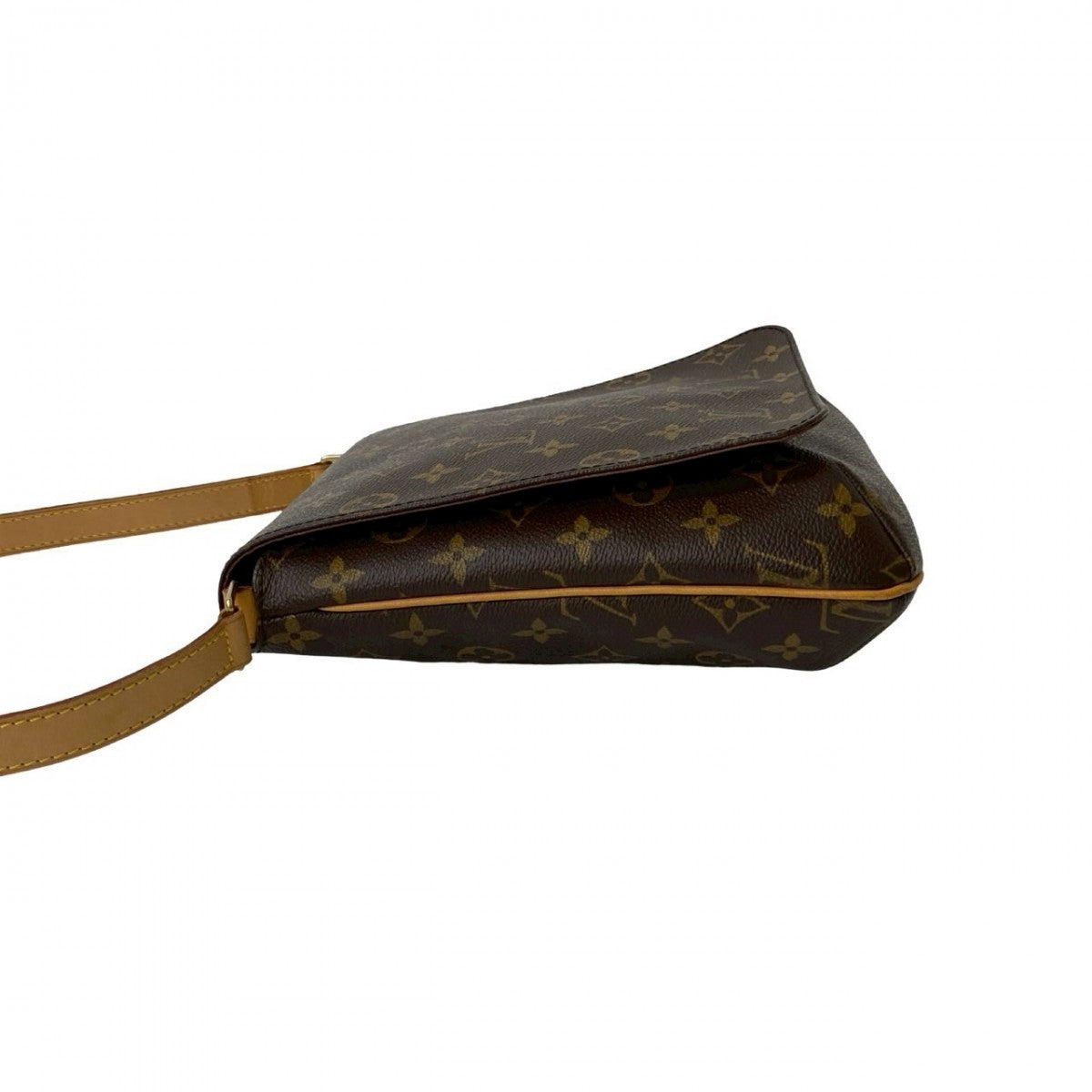LOUIS VUITTON Shoulder Bag leather Brown Monogram Musette Salsa