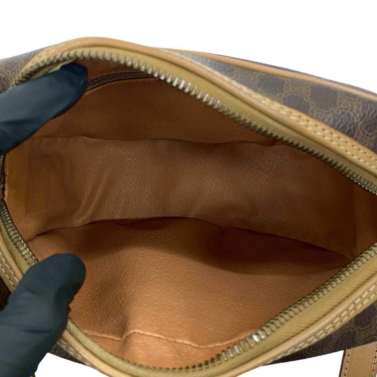 CELINE Shoulder Bag leather Brown