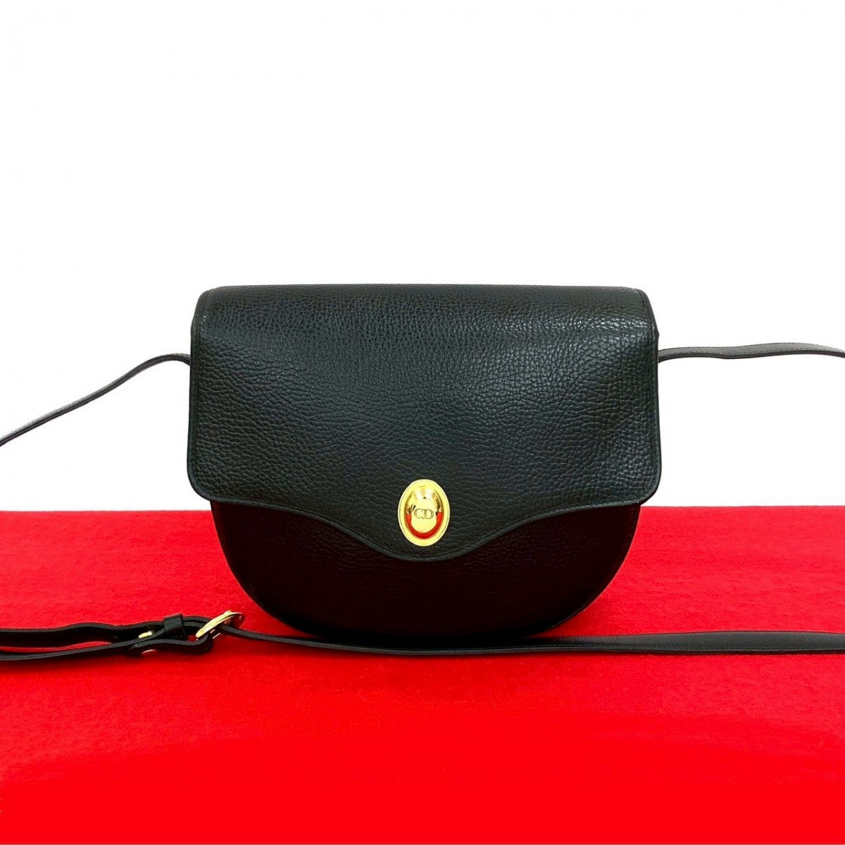 Dior Shoulder Bag leather black