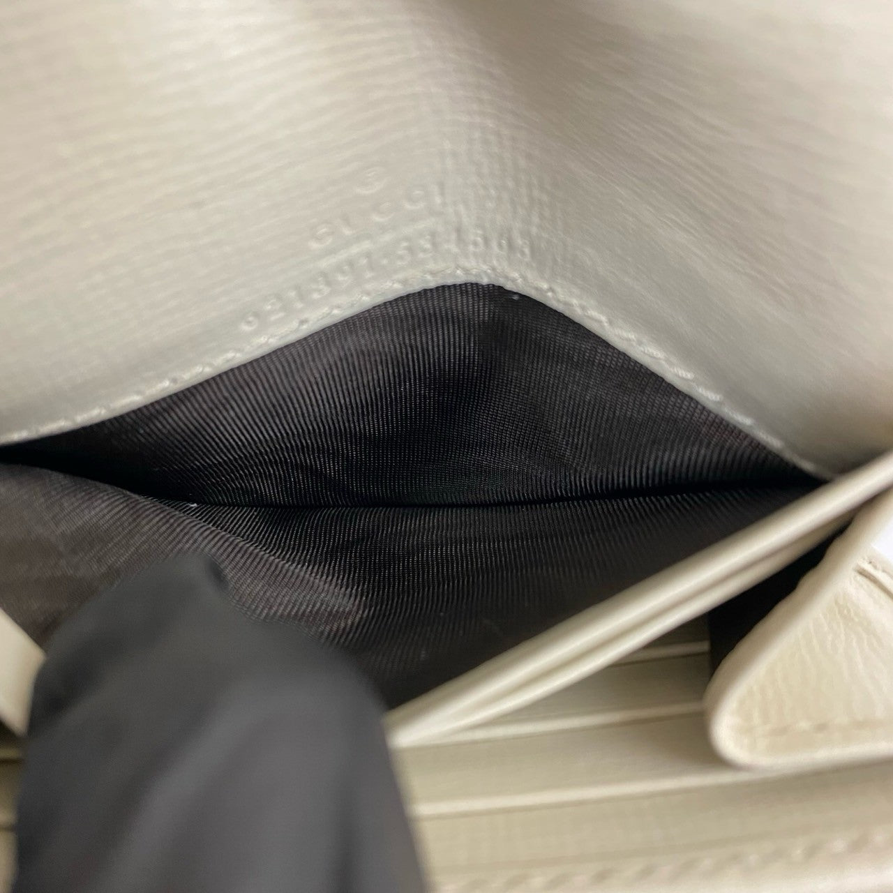 GUCCI Bifold Wallet leather Brown