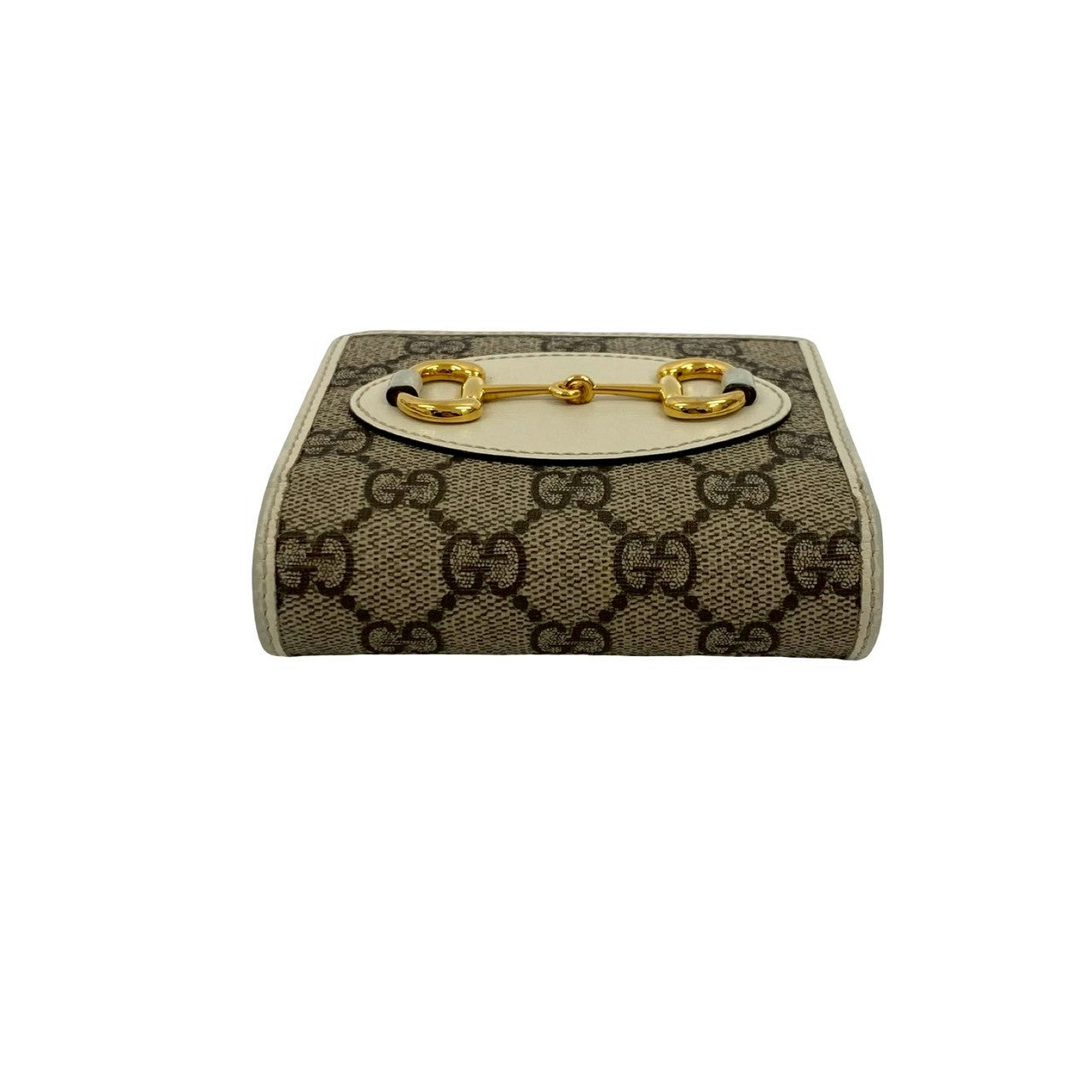 GUCCI Bifold Wallet leather Brown