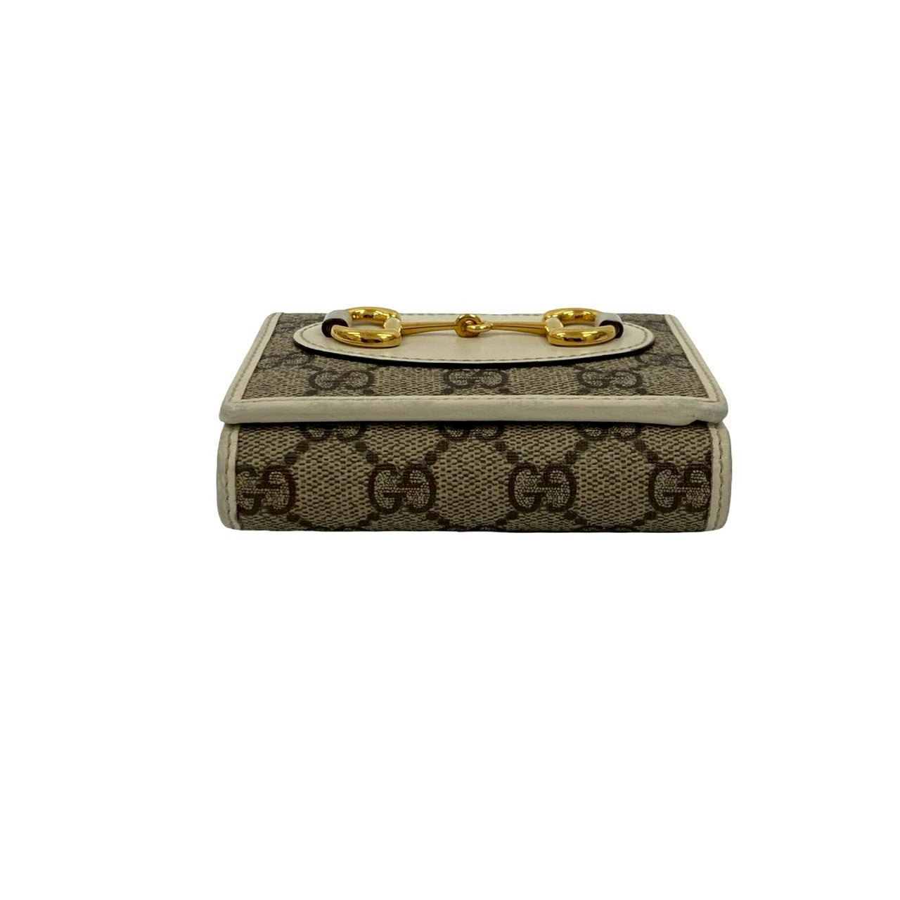 GUCCI Bifold Wallet leather Brown