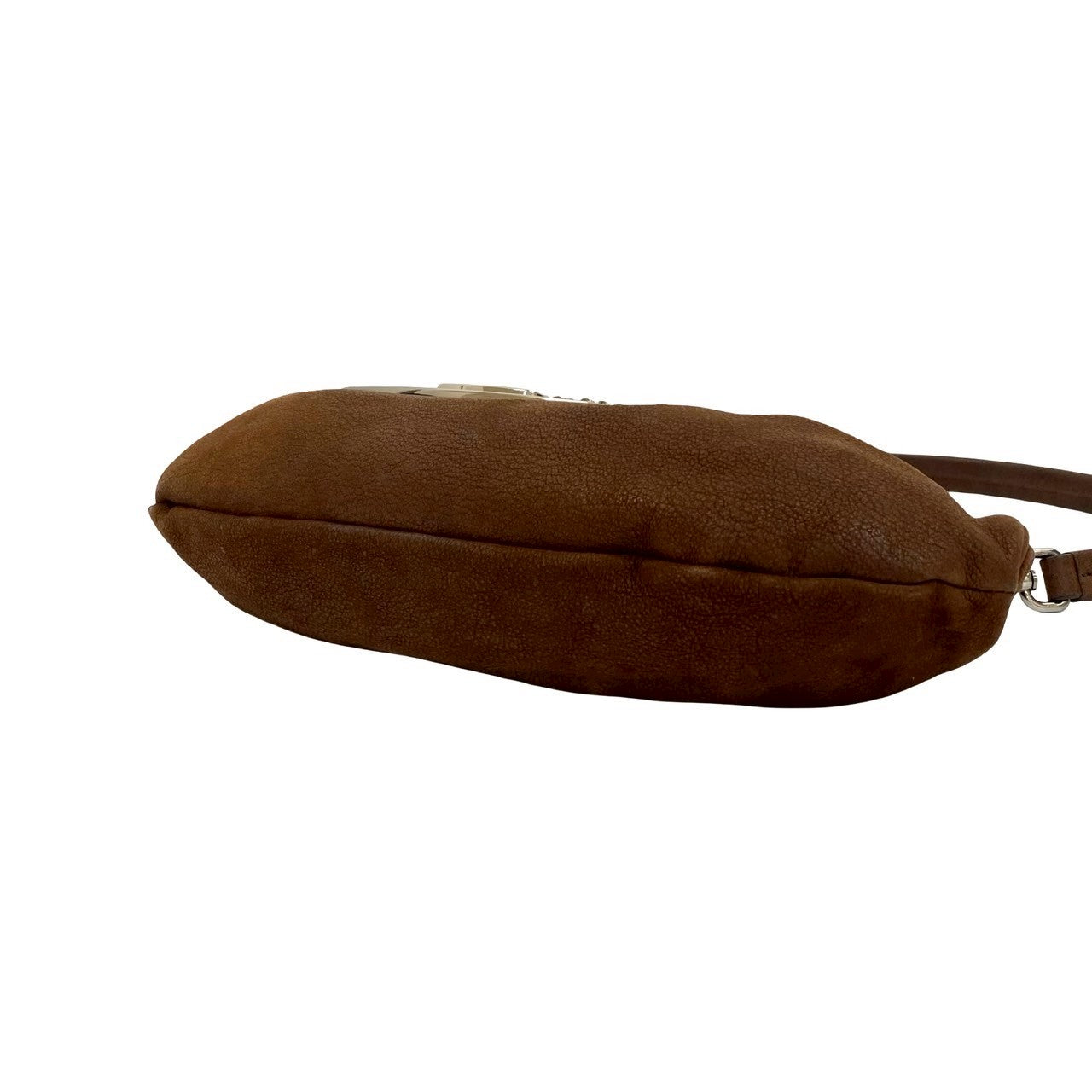 PRADA Shoulder Bag Nubuck Brown