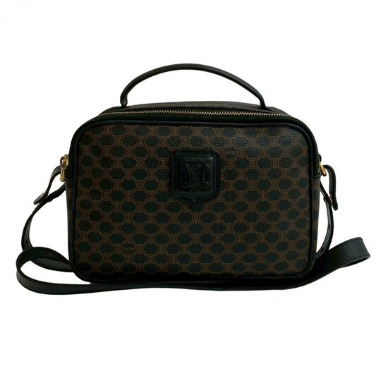 CELINE Shoulder Bag leather black