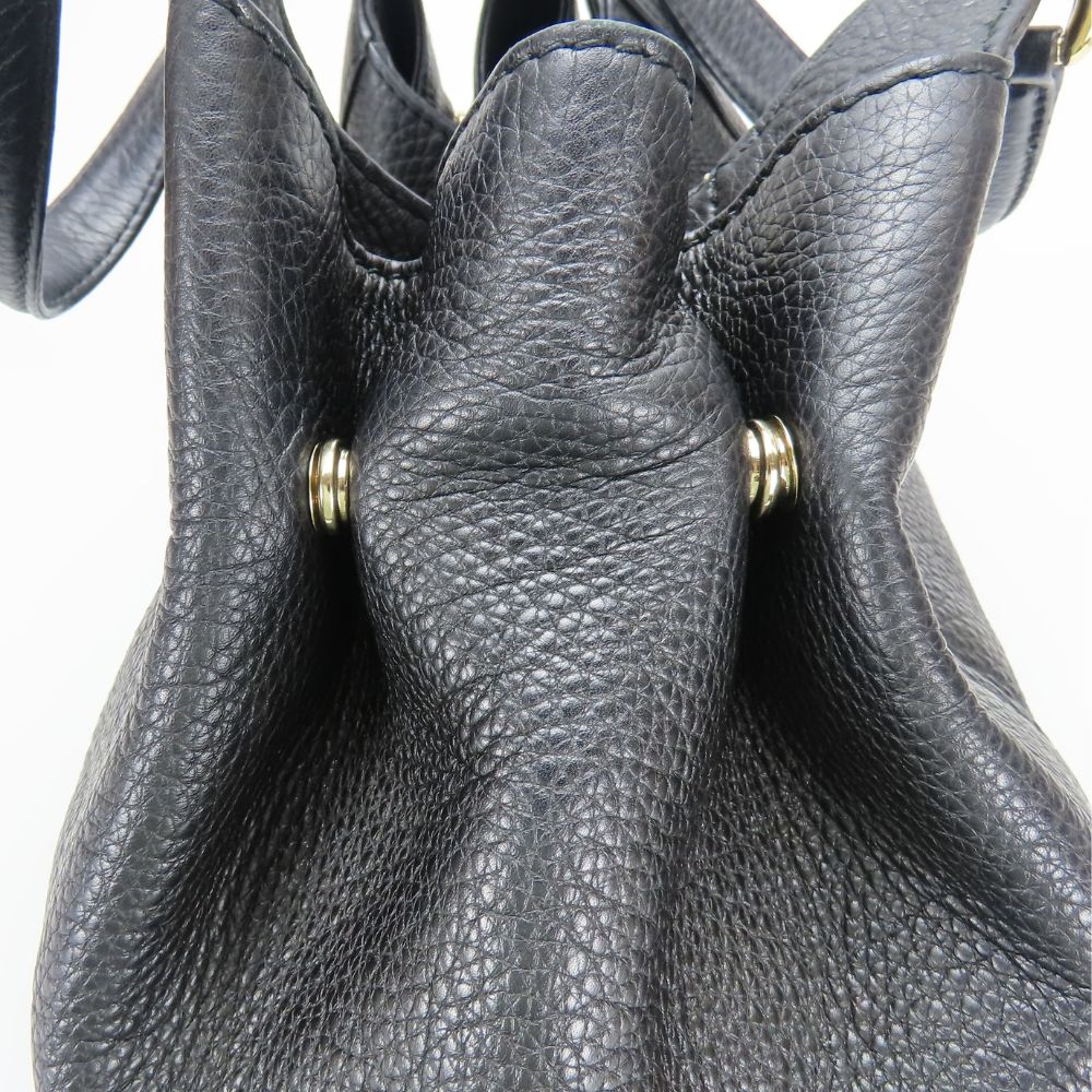 GUCCI Tote Bag 268747 leather black
