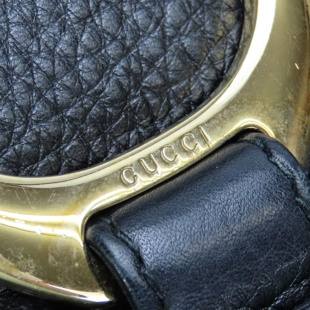 GUCCI Tote Bag 268747 leather black