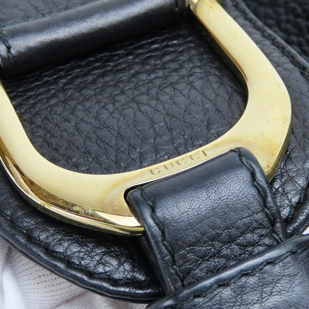 GUCCI Tote Bag 268747 leather black