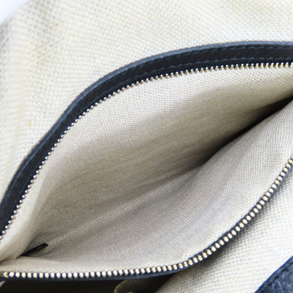 GUCCI Tote Bag 268747 leather black