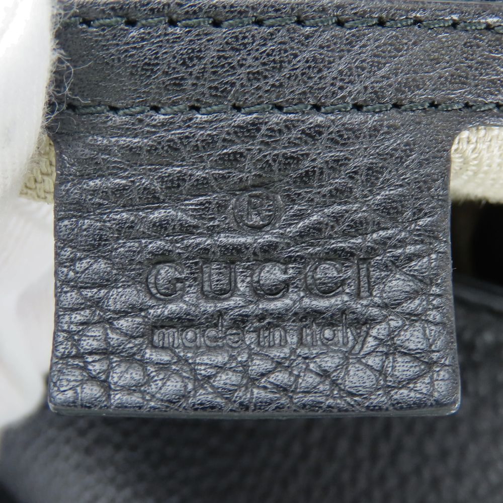 GUCCI Tote Bag 268747 leather black