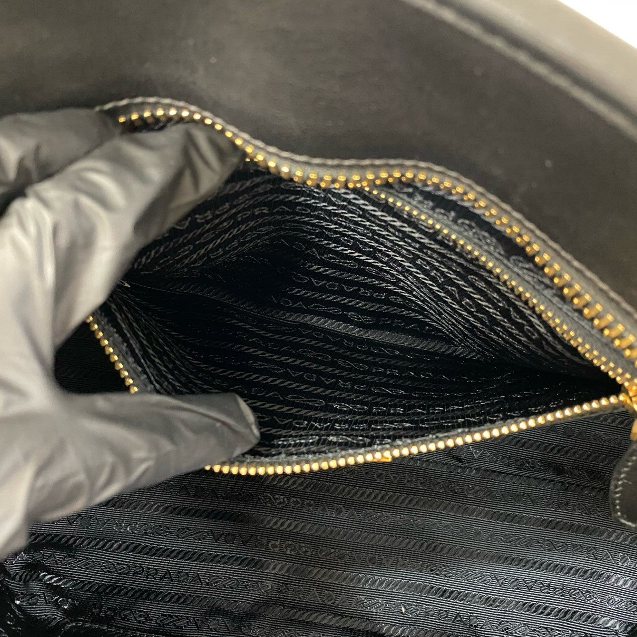 PRADA Shoulder Bag Nylon black