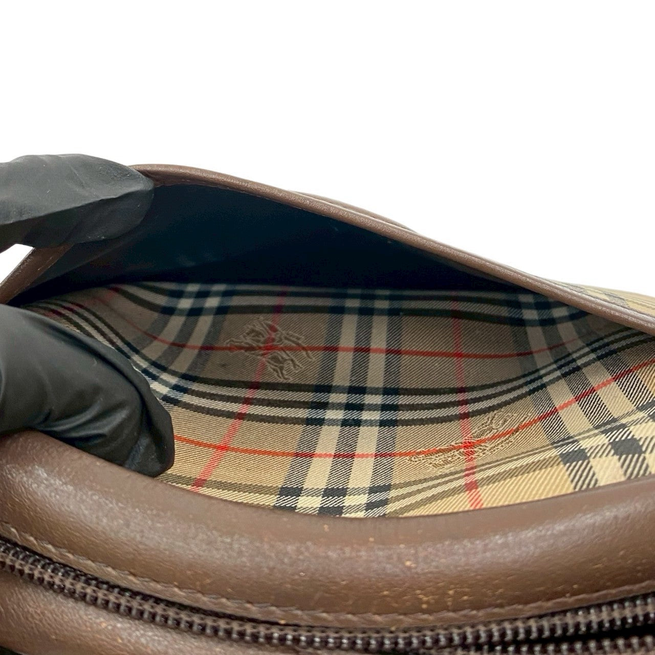 BURBERRY Shoulder Bag canvas beige