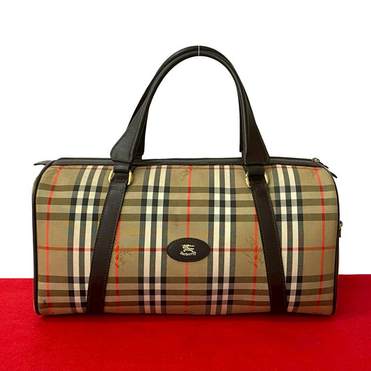 BURBERRY Boston Duffel bag canvas Brown