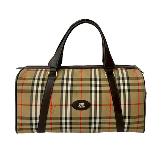 BURBERRY Boston Duffel bag canvas Brown