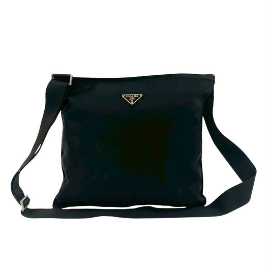 PRADA Shoulder Bag Nylon black