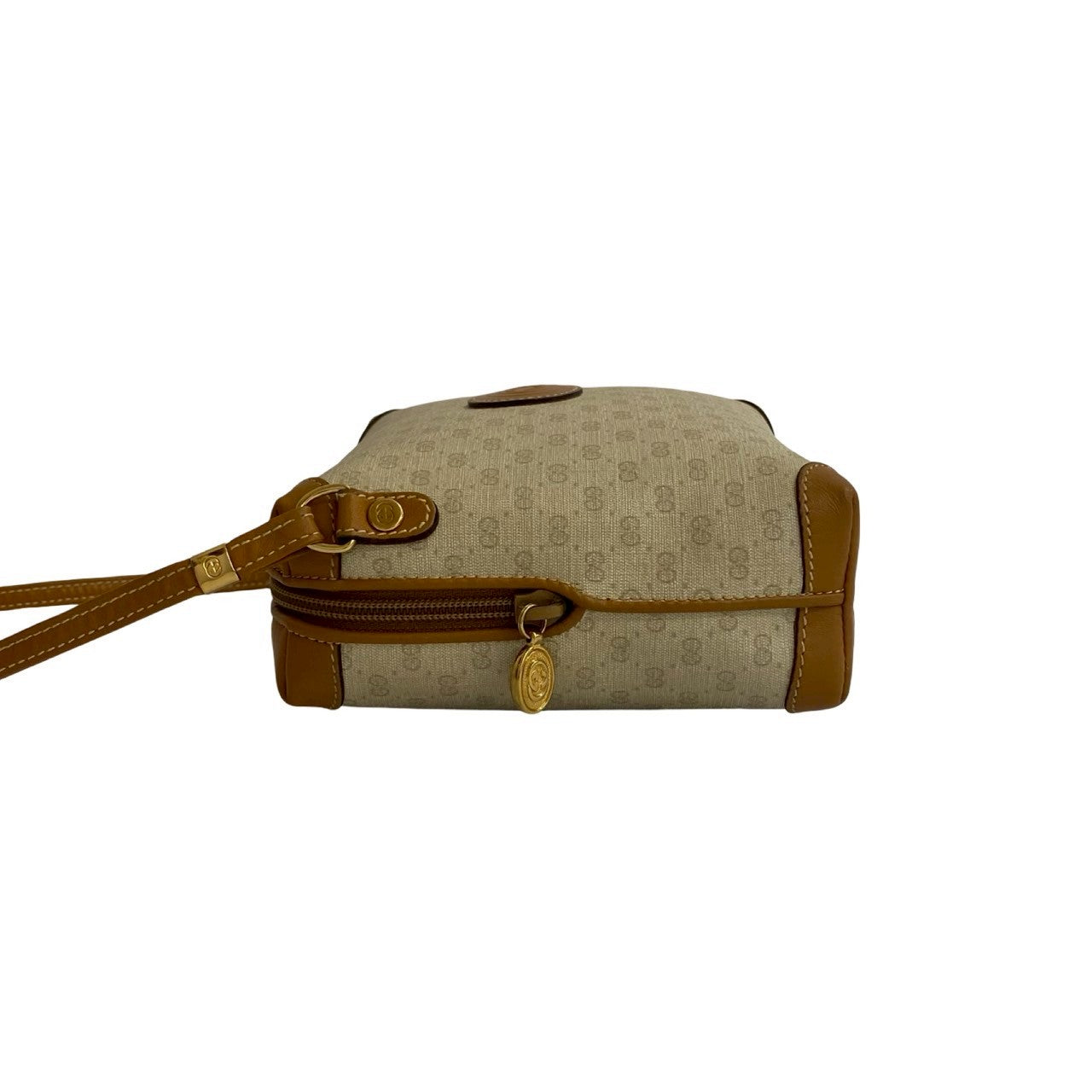 GUCCI Shoulder Bag leather Brown