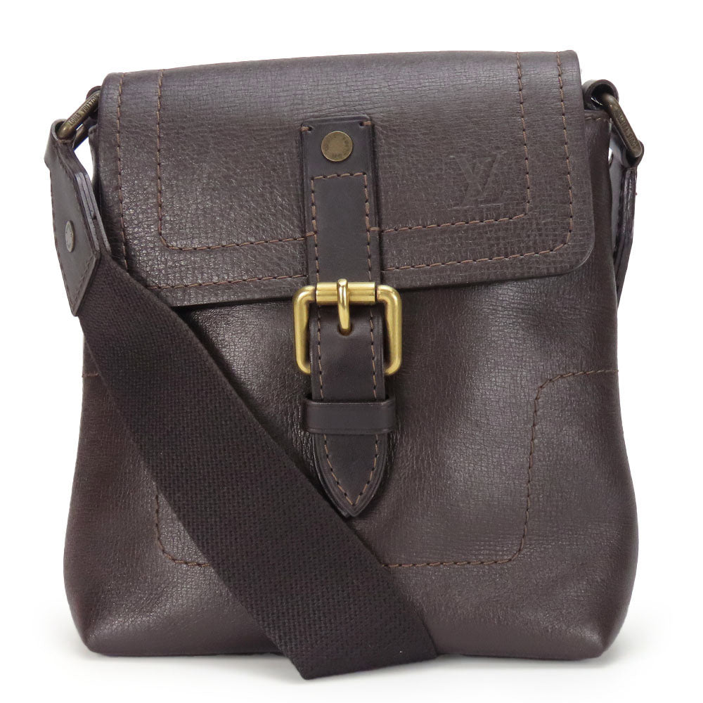 LOUIS VUITTON Shoulder Bag M92995 leather Brown Utah Yuma