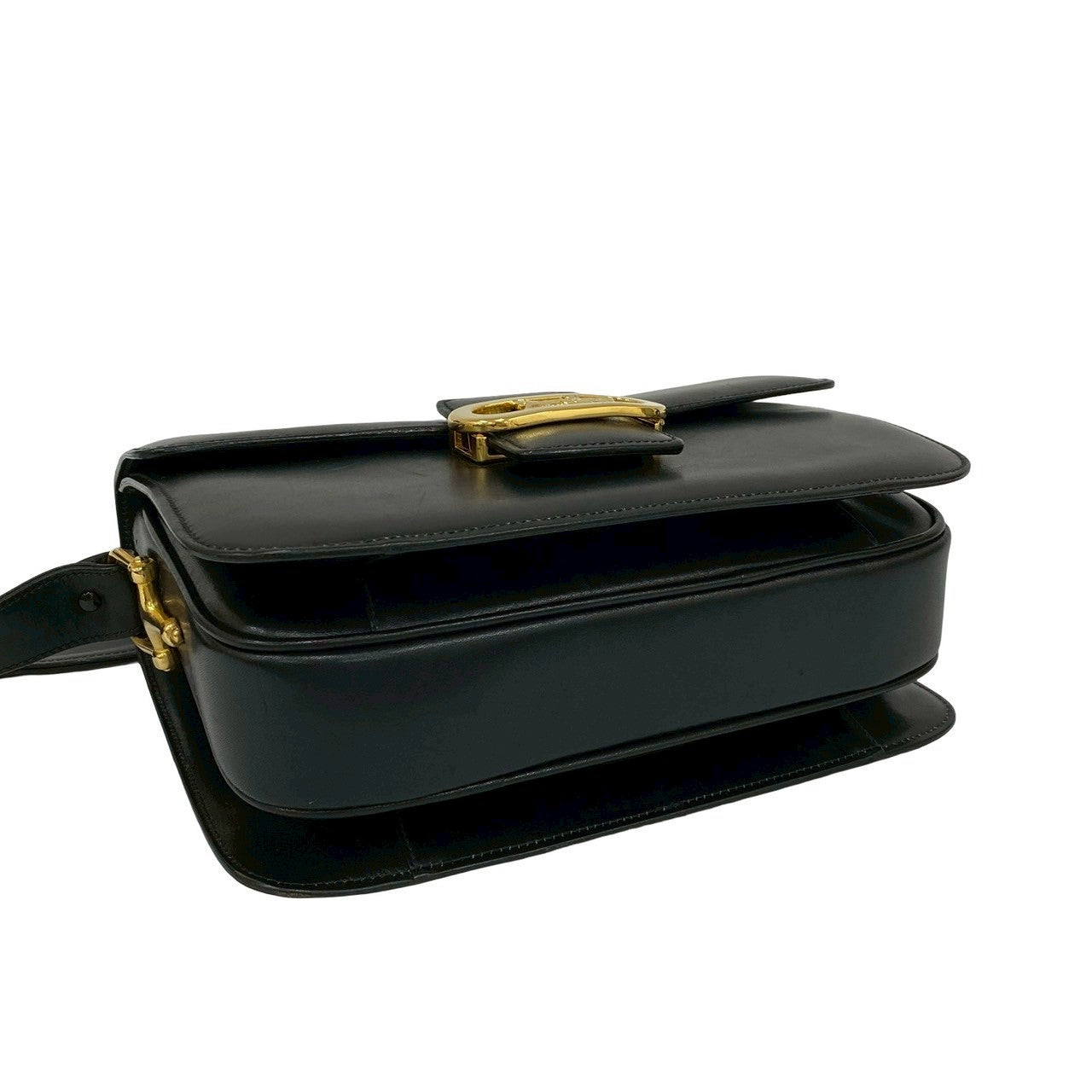 CELINE Shoulder Bag leather black