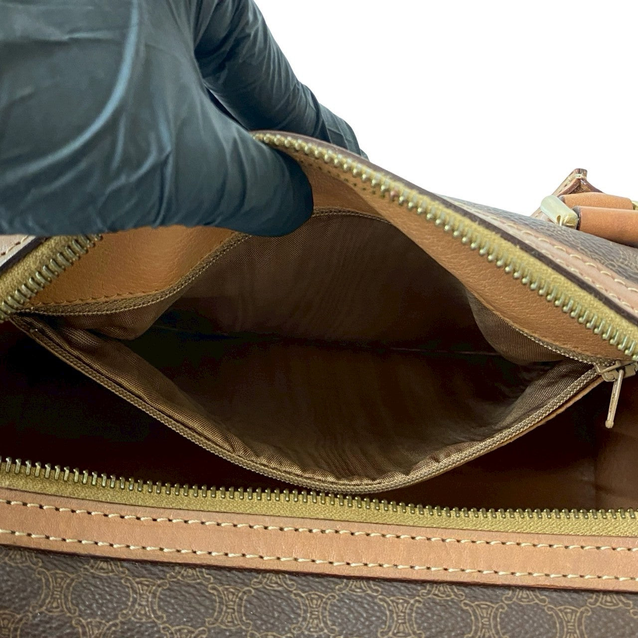 CELINE Shoulder Bag leather Brown