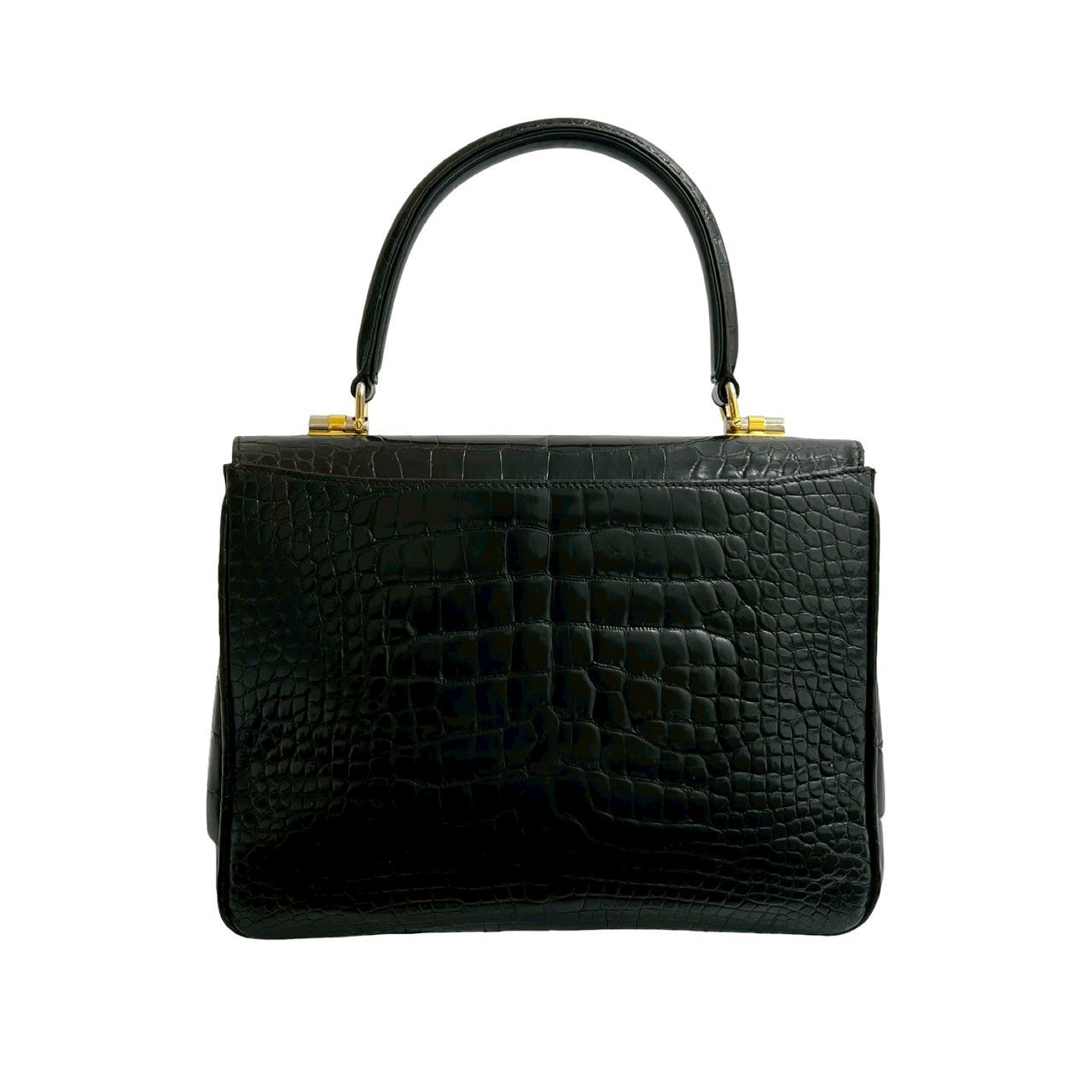 GUCCI Handbag leather black