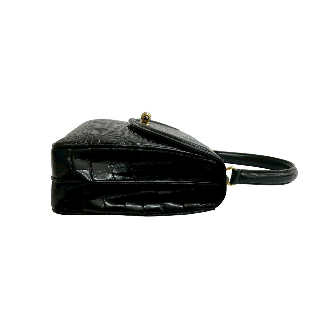 GUCCI Handbag leather black