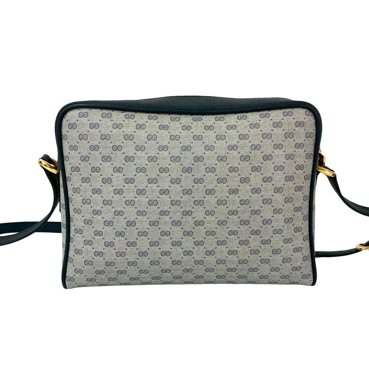 GUCCI Shoulder Bag leather Navy