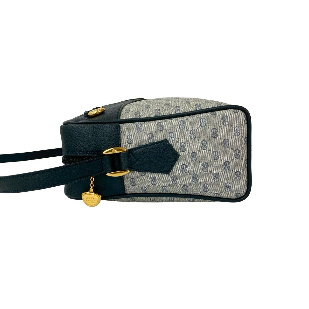 GUCCI Shoulder Bag leather Navy