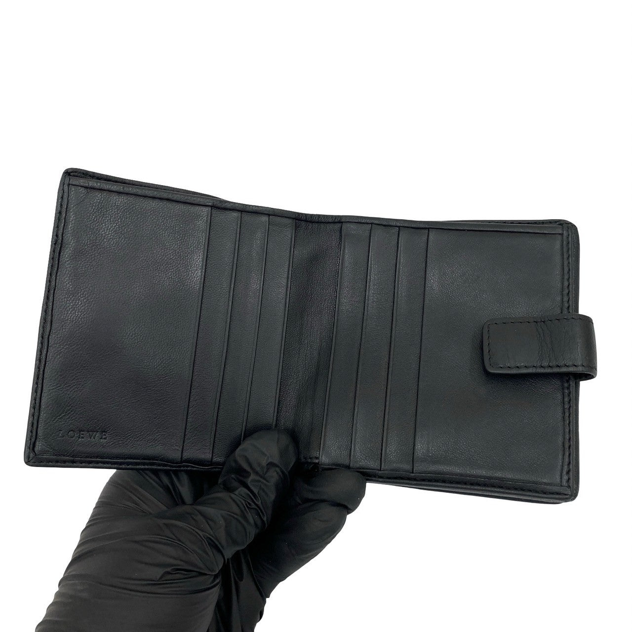 LOEWE Bifold Wallet leather black