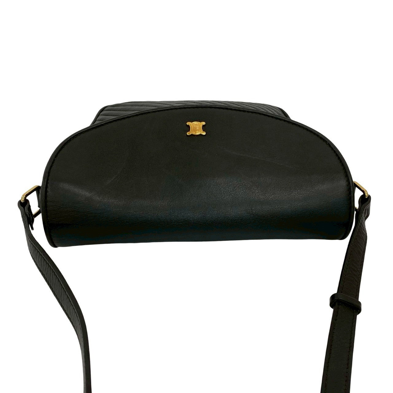 CELINE Shoulder Bag leather black