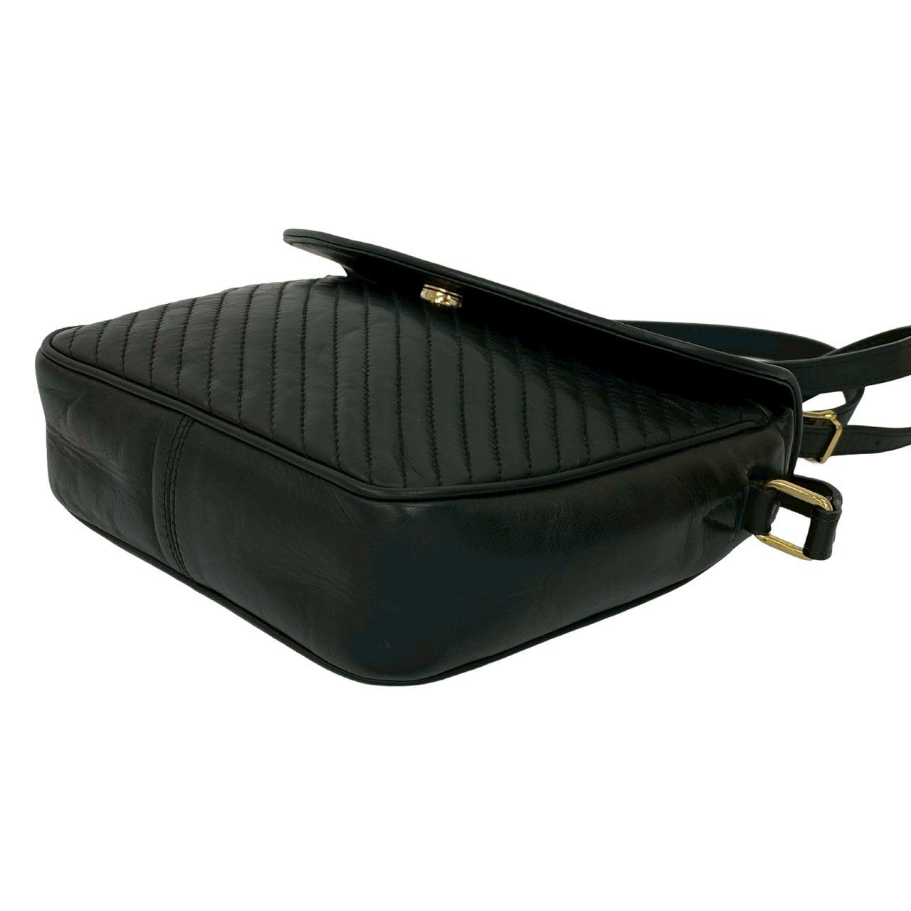 CELINE Shoulder Bag leather black