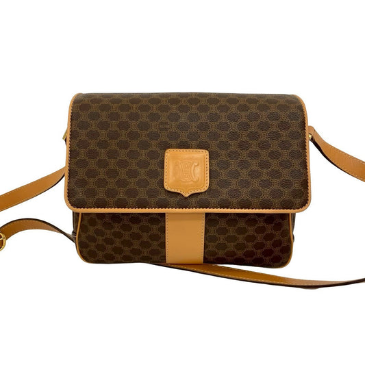 CELINE Shoulder Bag leather Brown