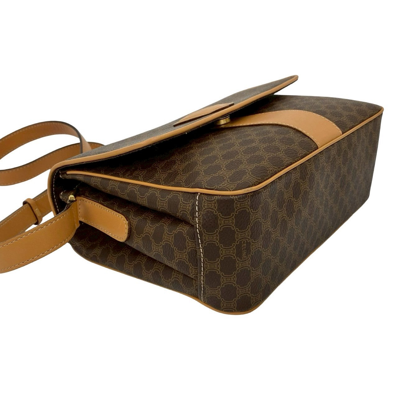 CELINE Shoulder Bag leather Brown