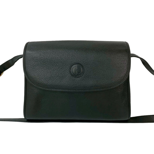GUCCI Shoulder Bag leather black