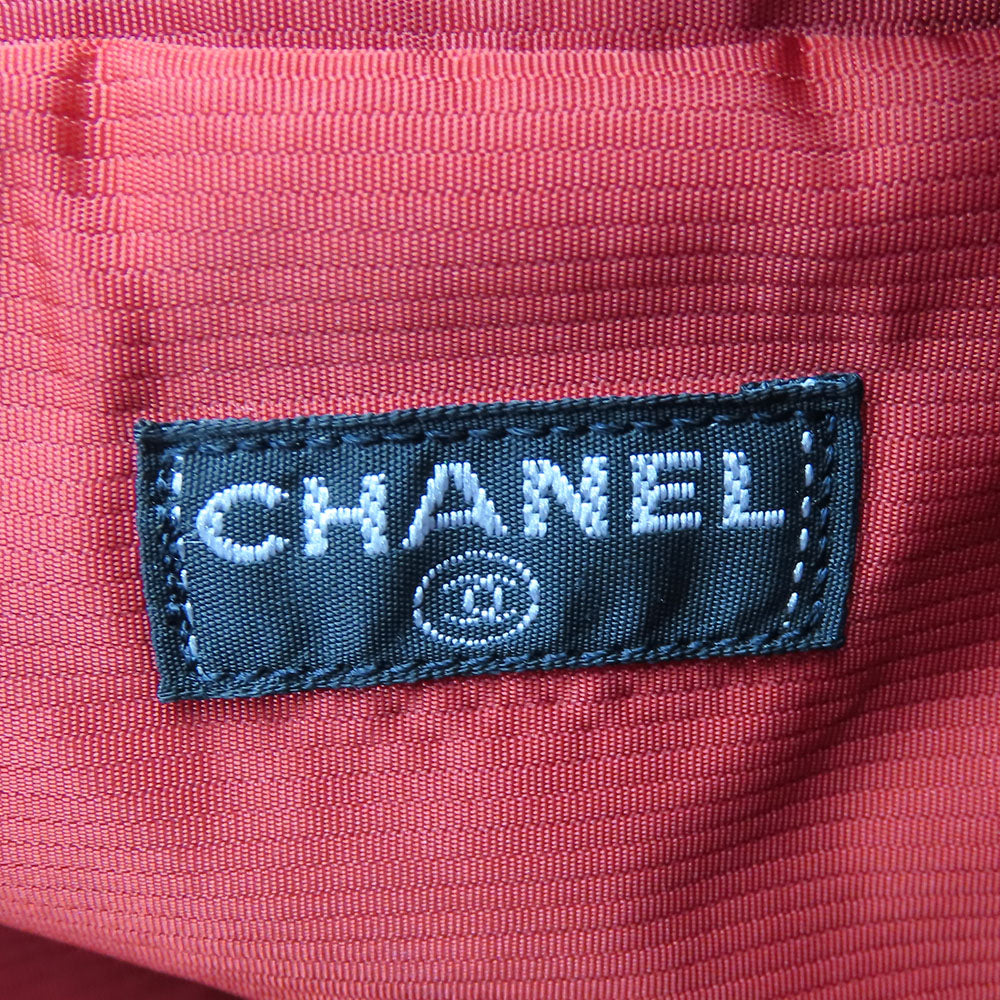 CHANEL Pouch Nylon black Travel line Women Used Authentic